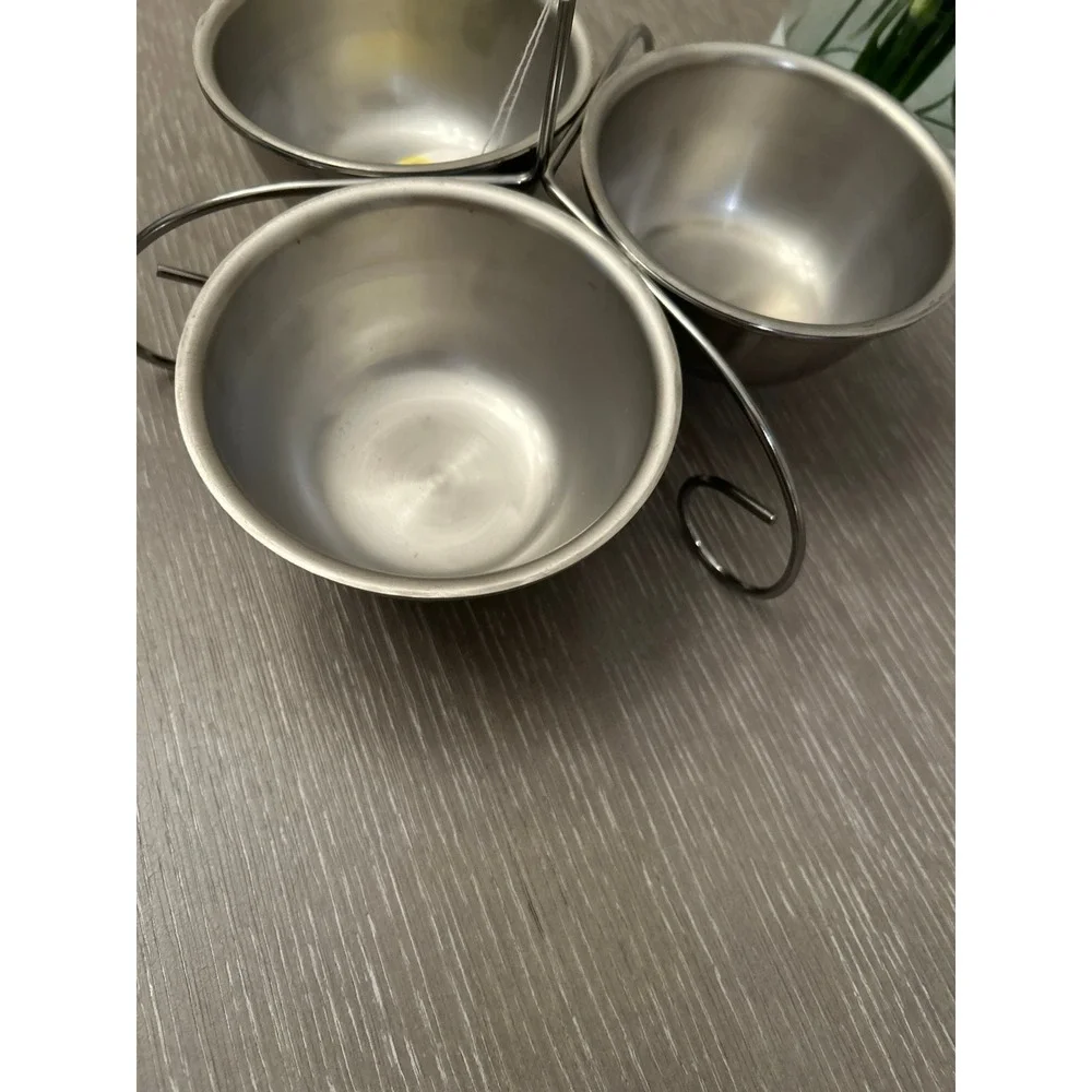 Soro Essentials- 10‎ oz. Stainless Steel Three-Way Server Caddy
